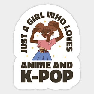 Anime & K-Pop Admirer Sticker